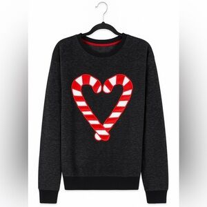 Secret Treasures
Juniors XL (16–18)
Black Candy Cane Sweatshirt